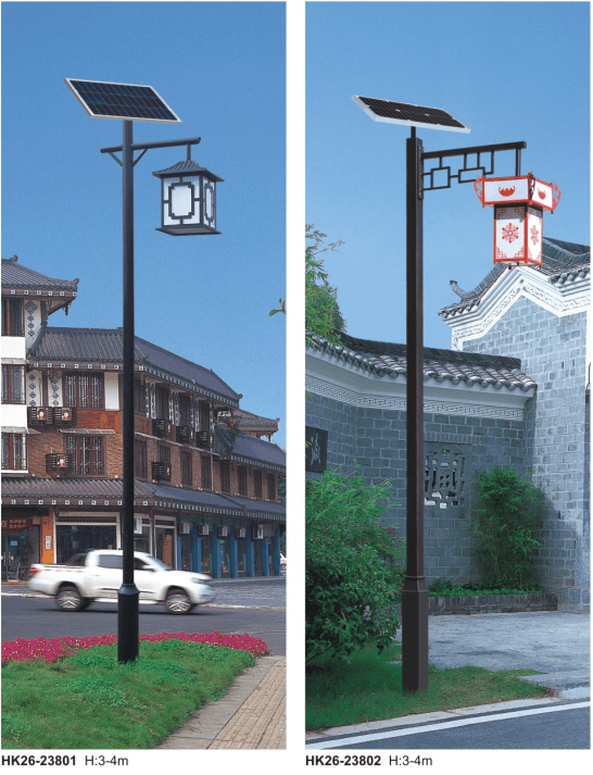 小區太陽(yáng)能led庭院燈