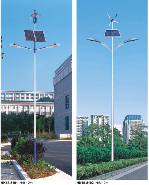 風(fēng)光互補太陽(yáng)能路燈