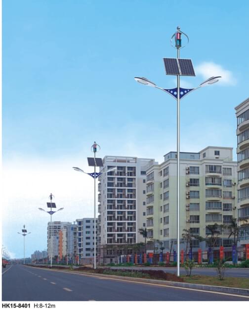 風(fēng)光互補太陽(yáng)能路燈