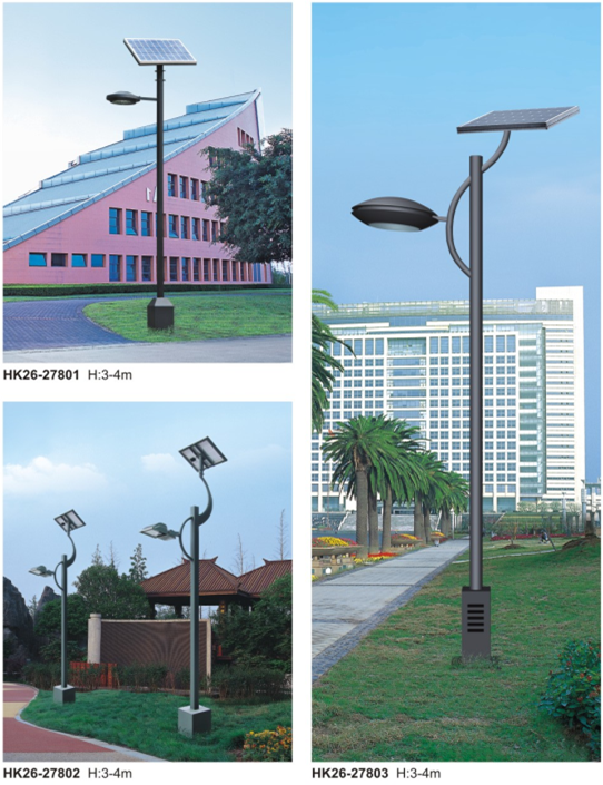 小區led太陽(yáng)能庭院燈