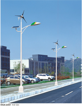 風(fēng)光互補太陽(yáng)能路燈