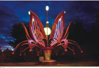 Led景觀(guān)燈裝飾美麗、繁華、熱鬧的中山