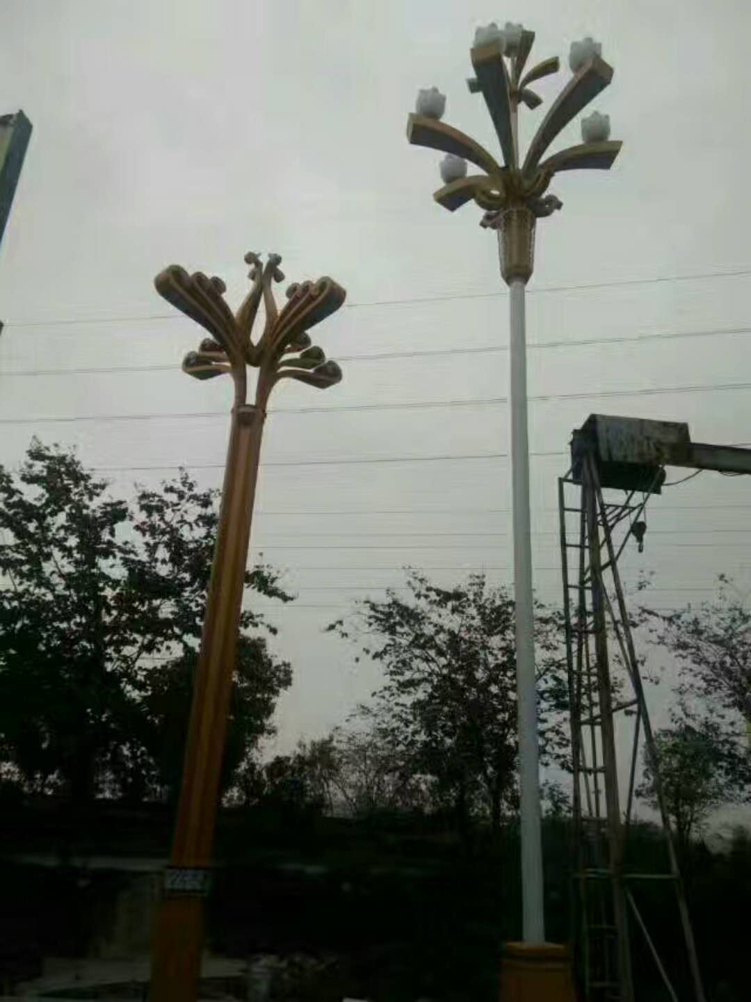 華可：四川達州40套led中華燈工程竣工！