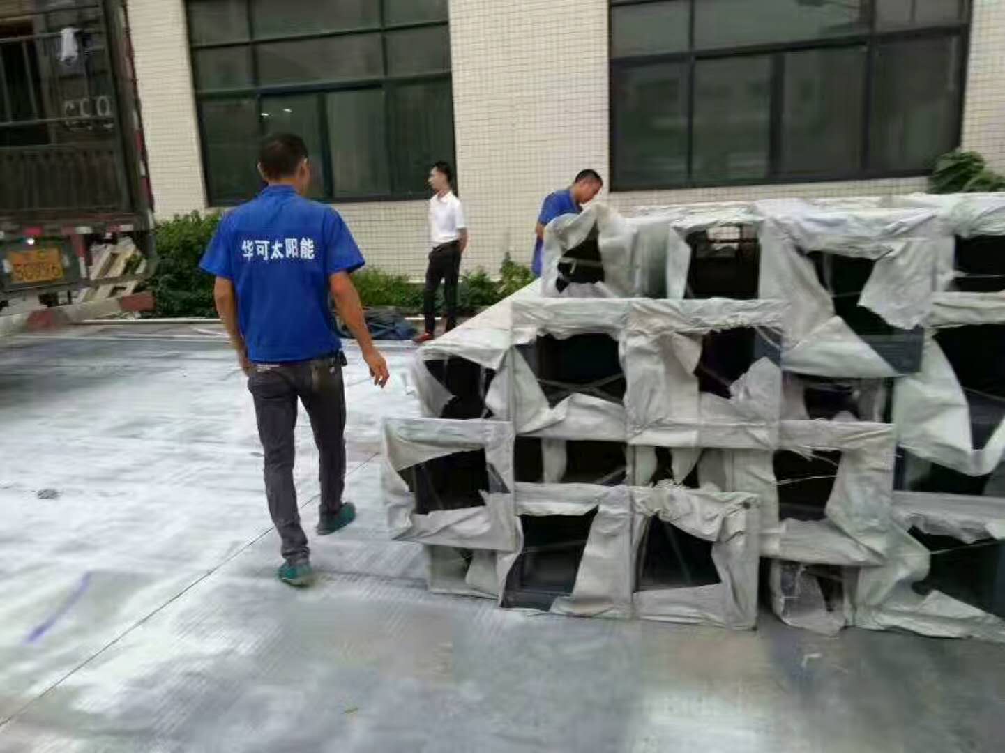 山東煙臺180套led景觀(guān)燈整車(chē)發(fā)貨中！